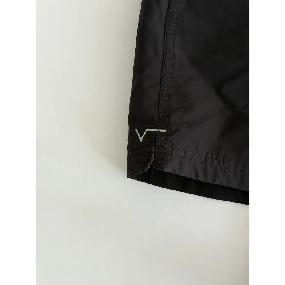 Vans Mens Sz S Black Relaxed Fit Board Shorts Swim Trunks